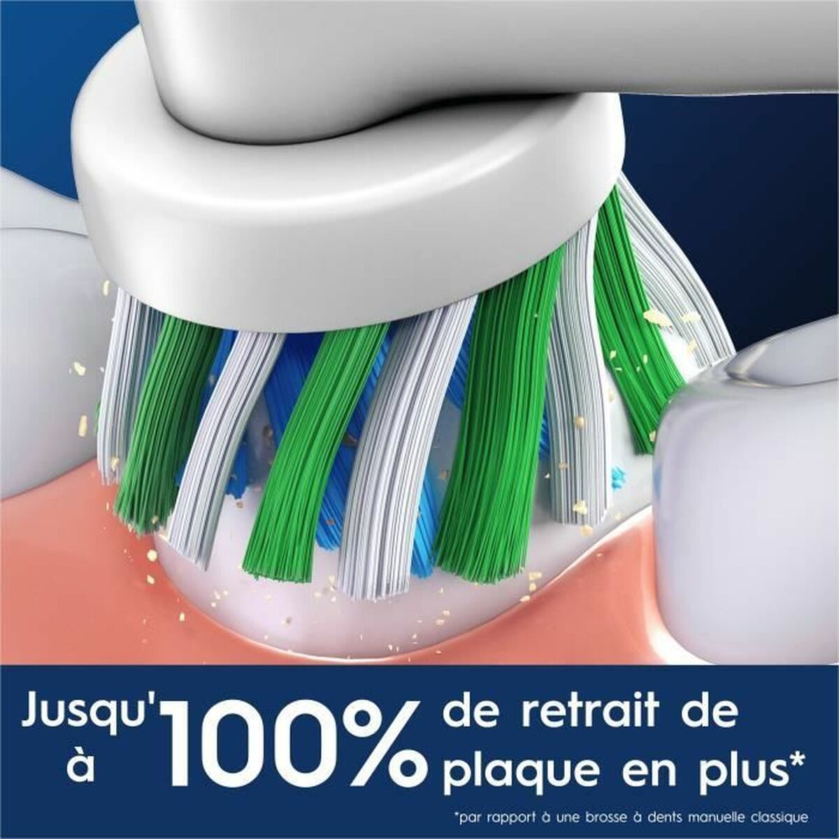 Pakeičiama galvutė Oral-B 6 vnt. Balta